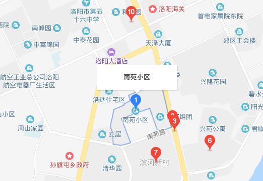 洛阳至道保洁公司位置地图